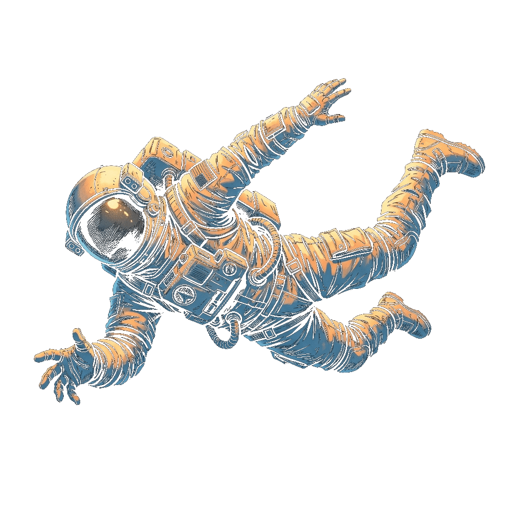 Second Floating Astronaut